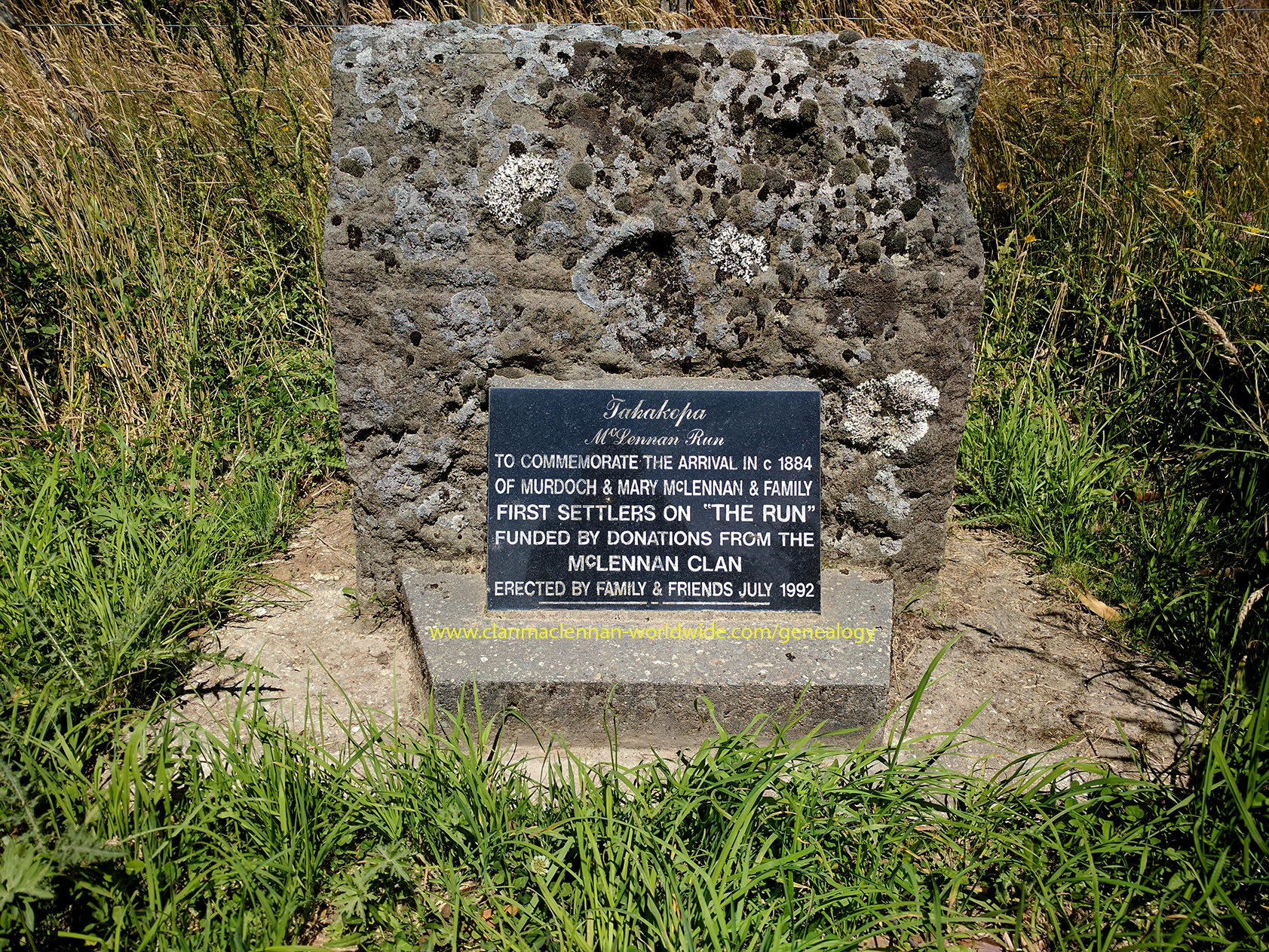Photo of photos/McLennnan Memorial - The Run, Otago